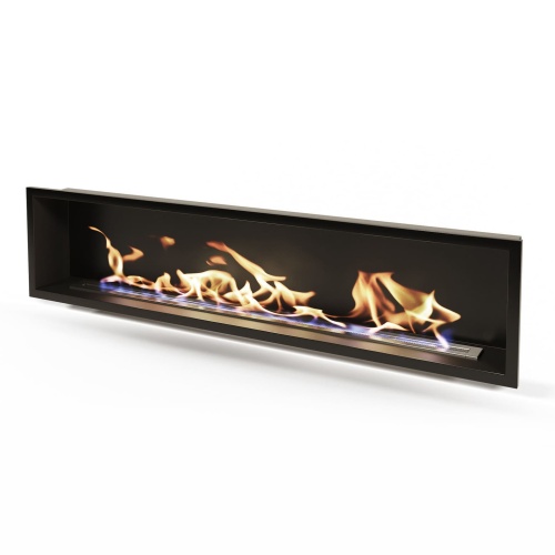 Биокамин "Русский огонь" Гефест 1860 встраиваемый с декоративным стеклом (стемалитом)