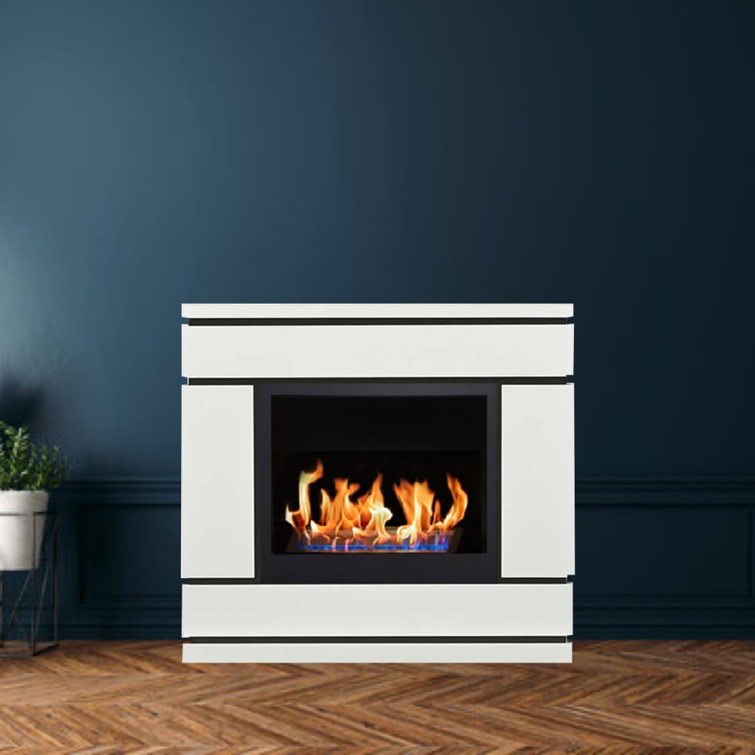 Биокамин в портале "Русский огонь" Вега с декоративным стеклом (стемалитом) по цене 79 000 руб.