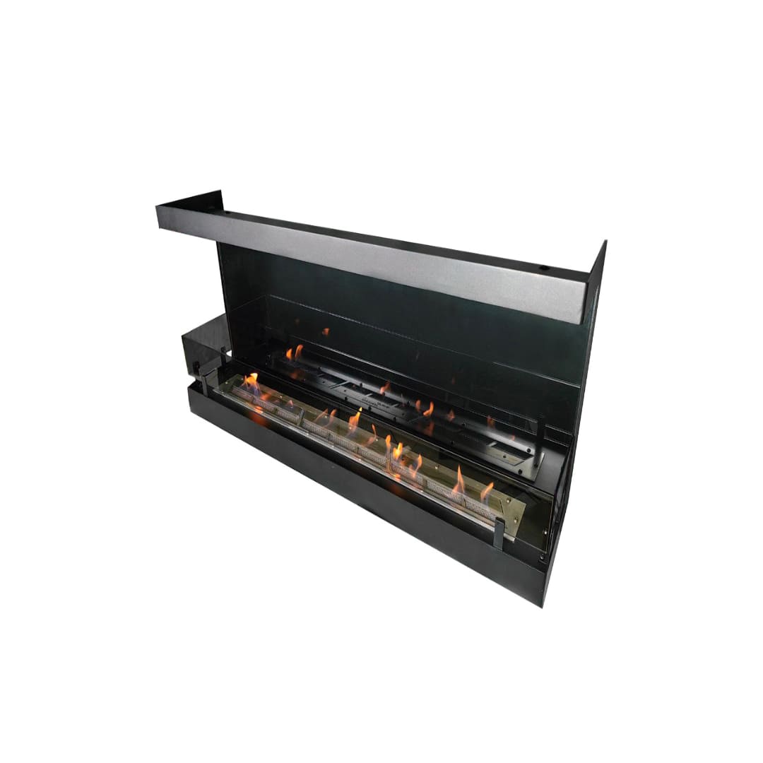 Биокамин "Русский огонь" Честер Фронт 700 с декоративным стеклом (стемалитом) по цене 35 493 руб.