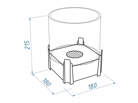 Биокамин настольный Lux Fire "ВДВ" М по цене 14 030 руб.