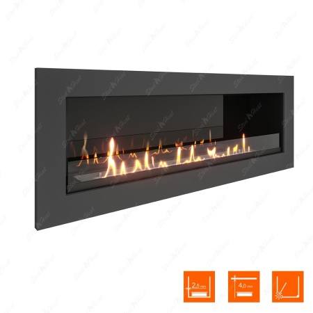 Биокамин SteelHeat ONE 1100 XL стекло + стемалит по цене 51 024 руб.