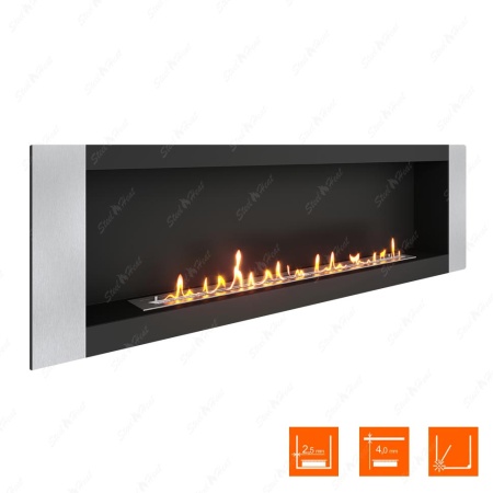 Биокамин SteelHeat LONG-V 1800 по цене 57 300 руб.