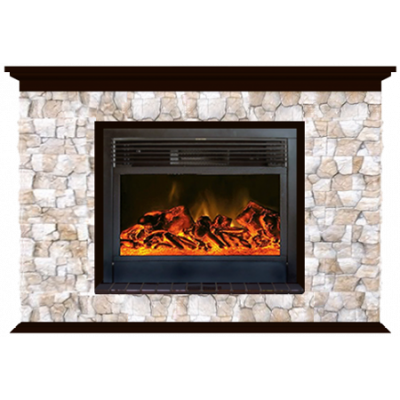 Пафос Арбат 28 (венге)+Newflame Пафос Арбат 28 (венге)+Newflame