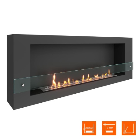 Биокамин SteelHeat WALL ONE 1200 LITE черный, стекло Биокамин SteelHeat WALL ONE 1200 LITE черный, стекло по цене 40 110 руб.
