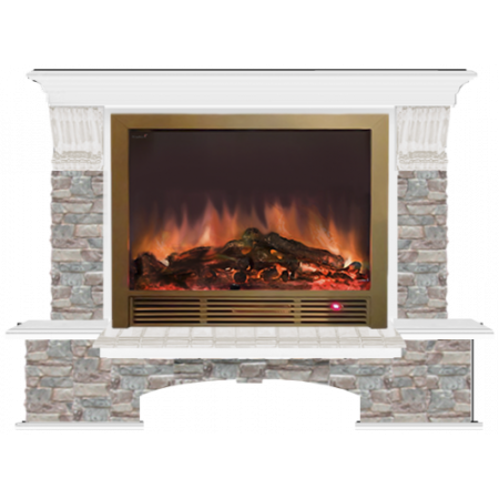 Бостон Грот цветной Ш-33 (белый)+Sharm 33 BR