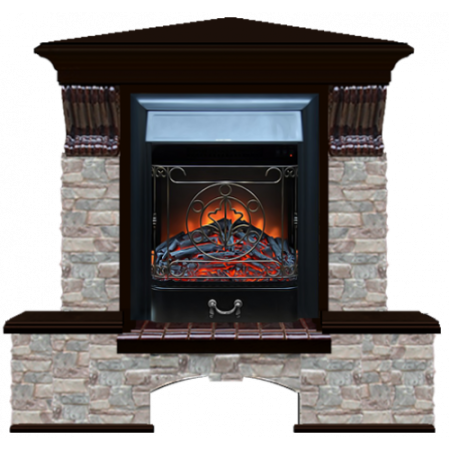 Бостон К Грот цветной угловой (венге)+Majestic Black